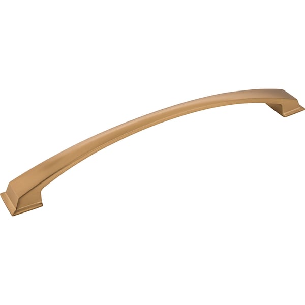 Jeffrey Alexander 12" Center-to-Center Satin Bronze Arched Roman Appliance Handle 944-12SBZ - main
